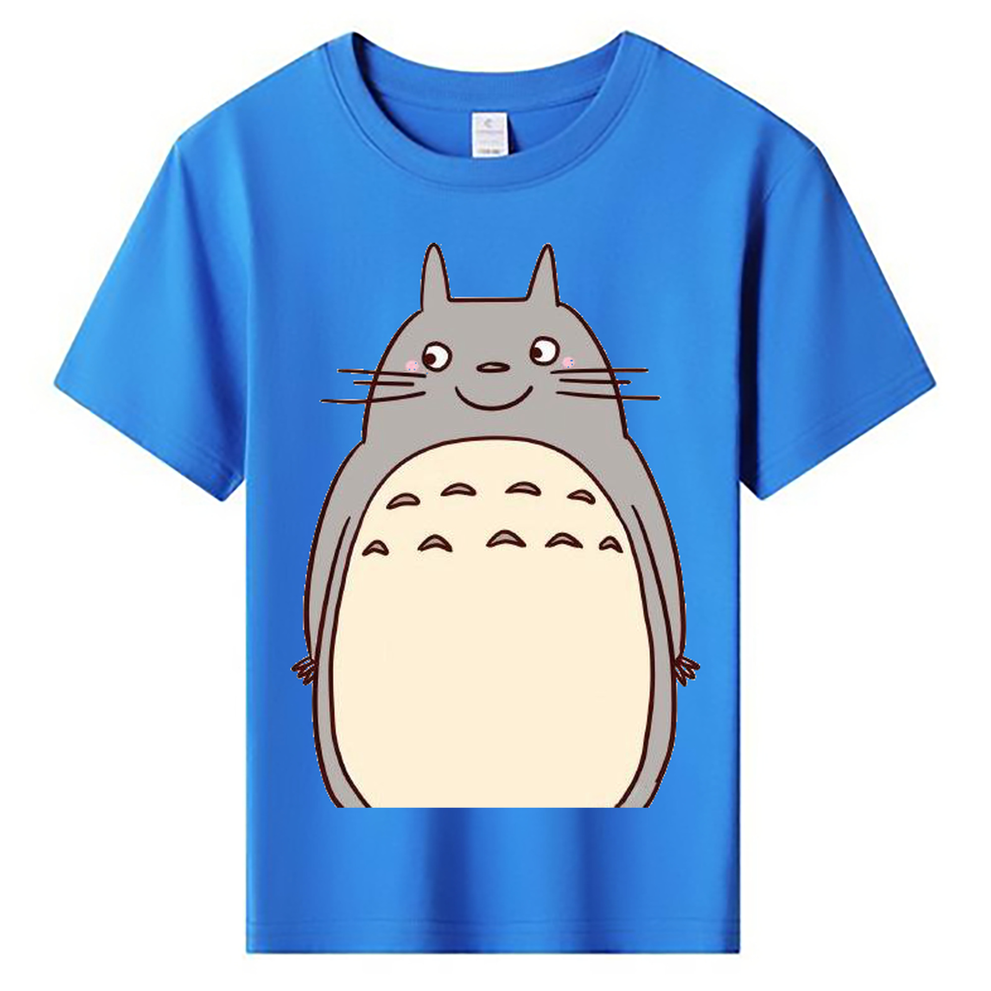 （画像用） となりのトトロ 草壁メイ 草壁サツキ My Neighbor Totoro Satsuki Kusakabe Mei Kusakabe 綿100％キッズTシャツ（フロントプリント）